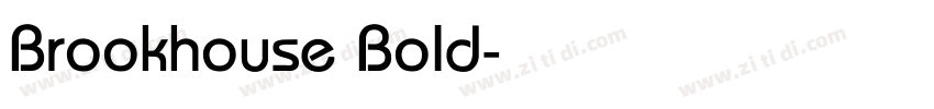 Brookhouse Bold字体转换